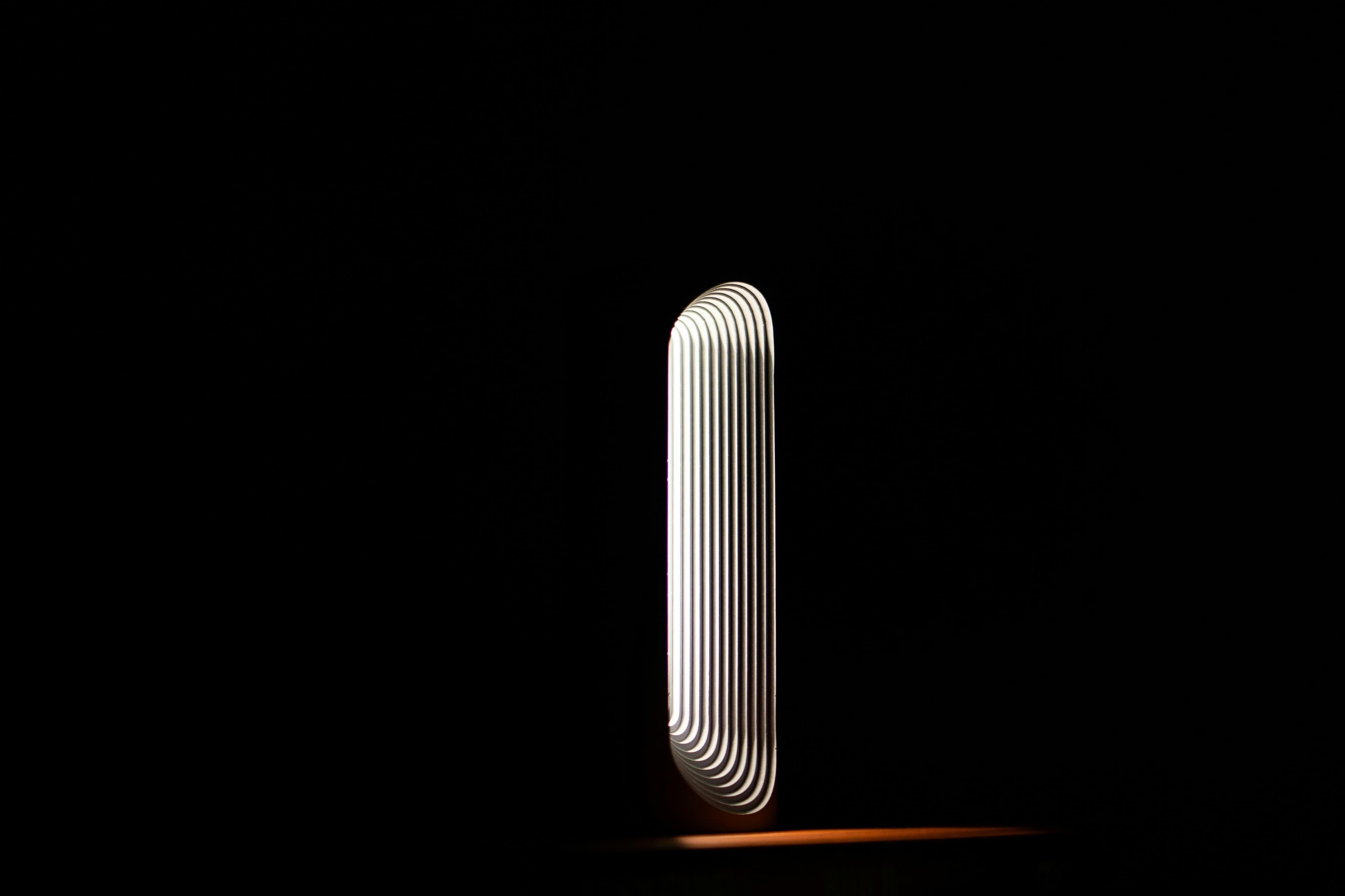 Abstract luminous human form