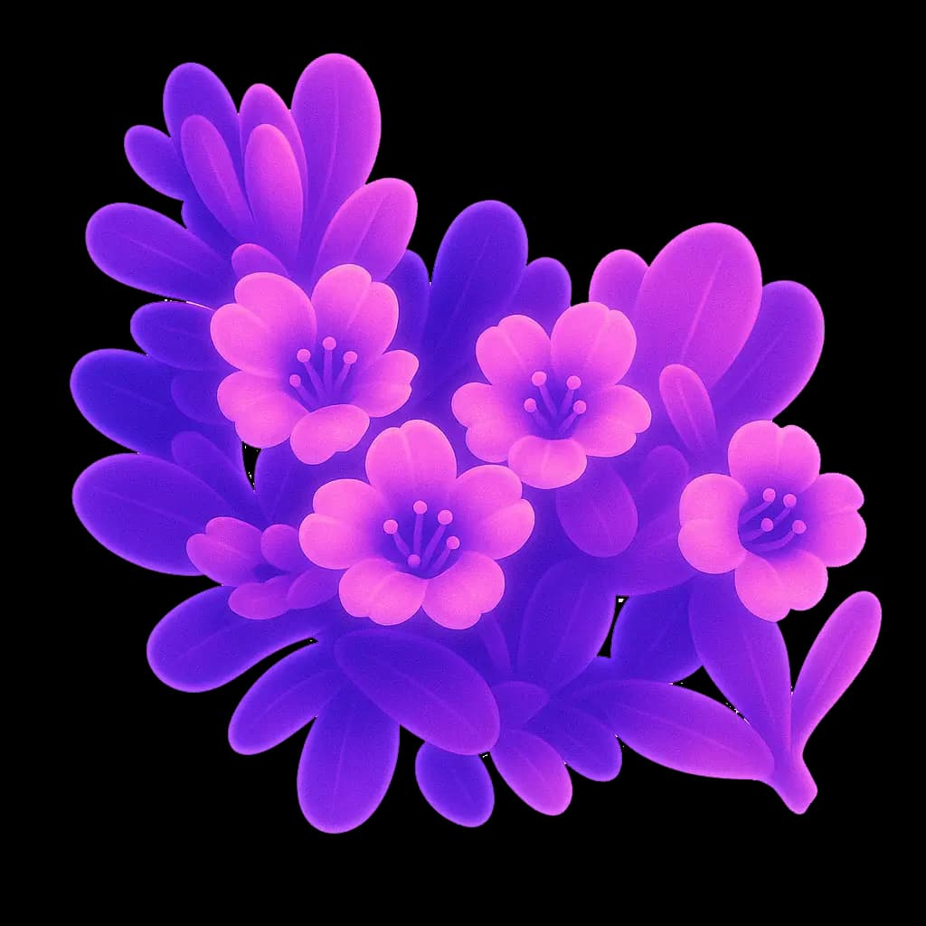 Bacopa Monnieri character illustration