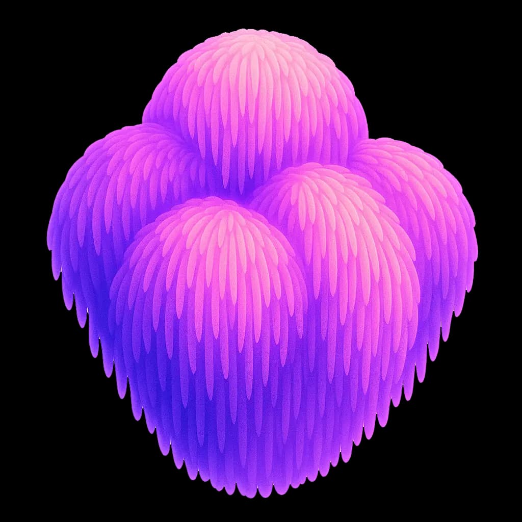 Lion's Mane Mushroom character illustration